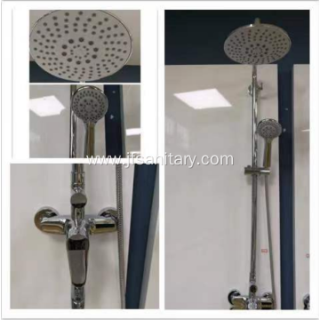 New Chrome Wall Mounted Bathroom Shower Faucet Set